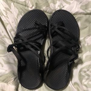 Chacos all black size 7 EUC